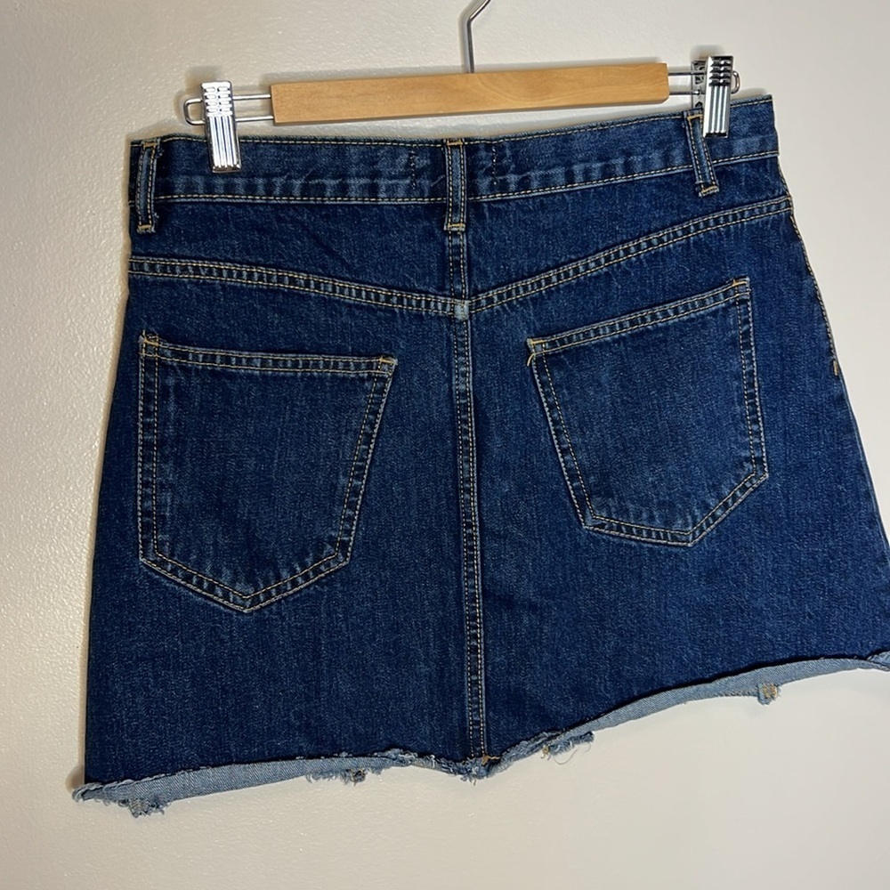 Forever 21 Denim Button-Front Skirt EUC Like New! - Picture 7 of 9